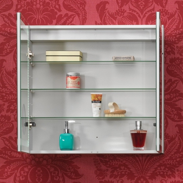 Cumulus 700 x 650 x 140mm Mirrored Cabinet